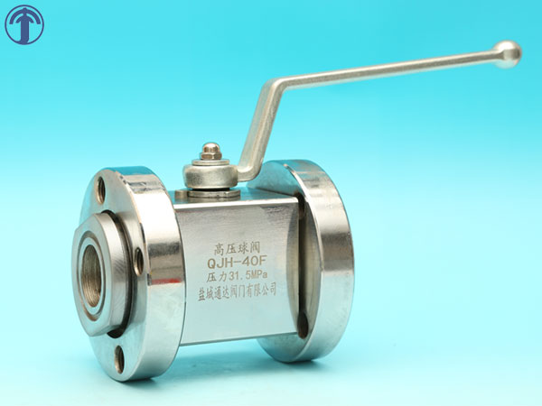 QJH high pressure ball valve - round flange connection QJH-4