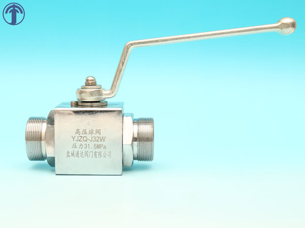 YJZQ high pressure ball valve - external thread connection Y