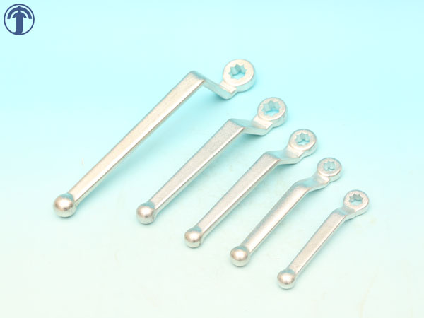 Steel galvanized handle (crank SK 06) - combination